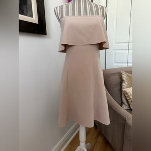 Elizabeth and James size 6 blush nude dress